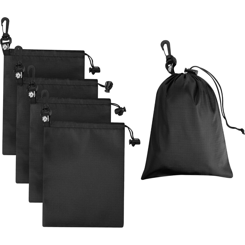 Multi-Functional Drawstring Bags - Set Of 5 Nylon… - image 1